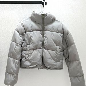 H&M Light Green Puffer